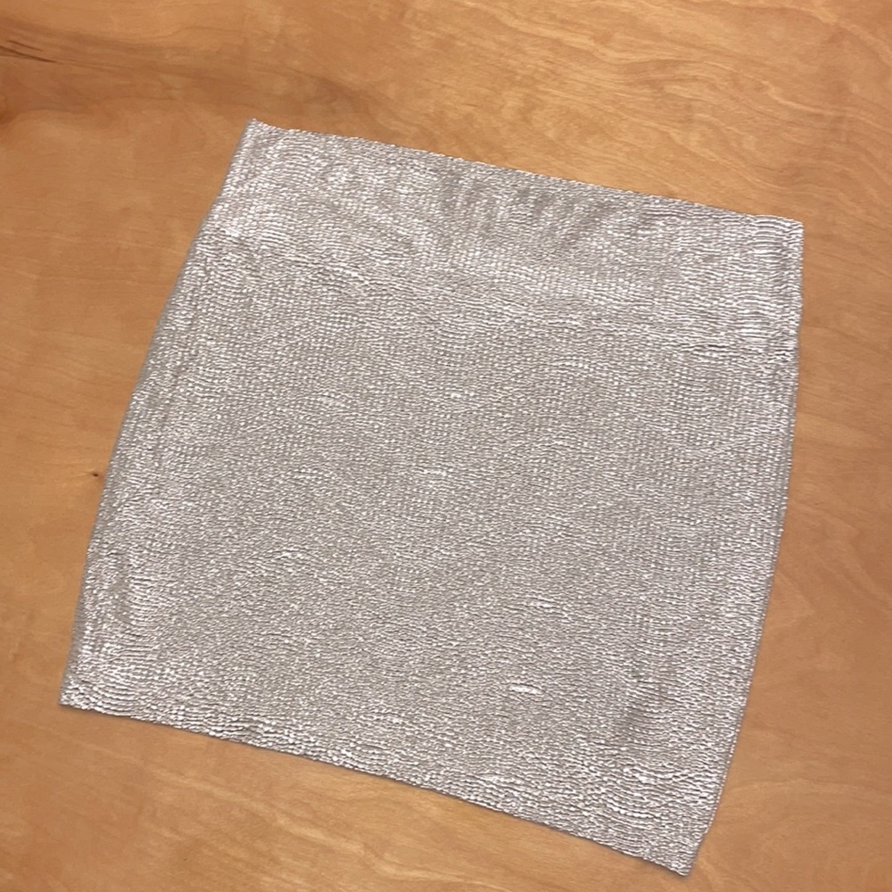 Beautiful silver skirt by Decree